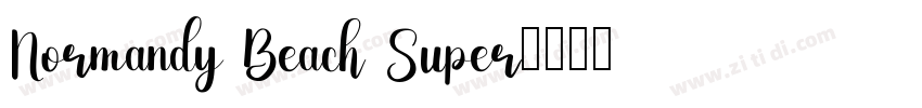 Normandy Beach Super字体转换